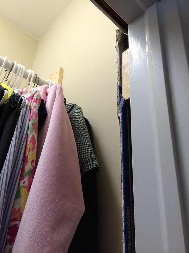 q how would this closet interior be correctly finished, closet, diy, woodworking projects