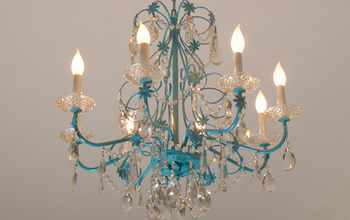 Blue chandelier Redo