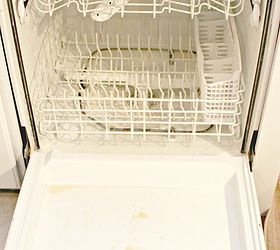 get a clean dishwasher with vinegar, appliances, cleaning tips, Coffee stained dishwasher