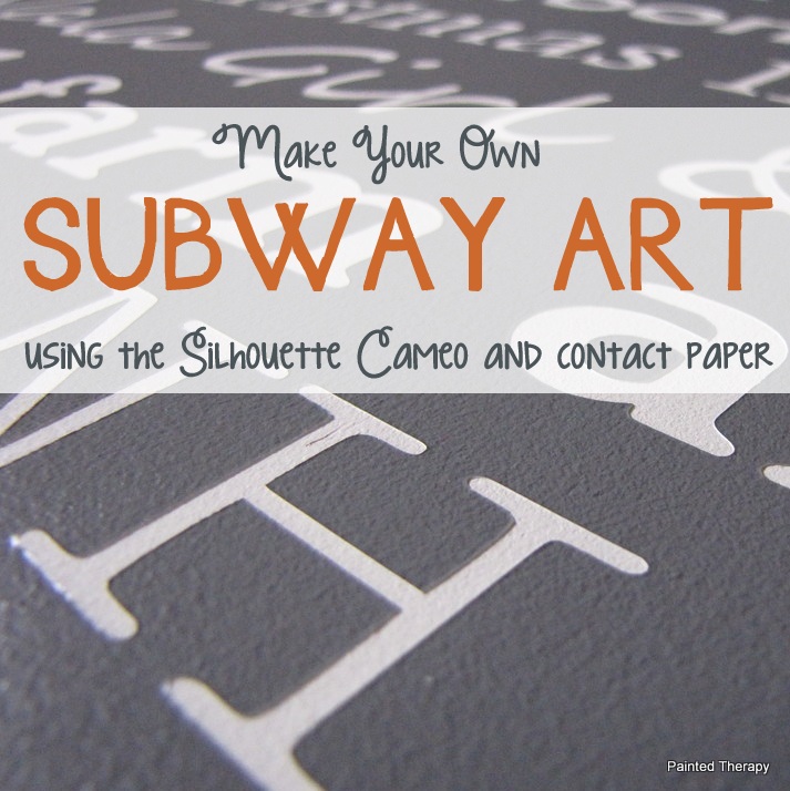 subway art com a silhouette cameo e papel contact, Tutorial de como fazer