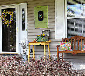 colorful vintage front porch, curb appeal, gardening, outdoor living, porches