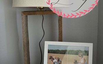 DIY Pallet Side Table Lamp