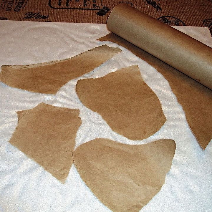 how to create a faux leather finish using brown paper