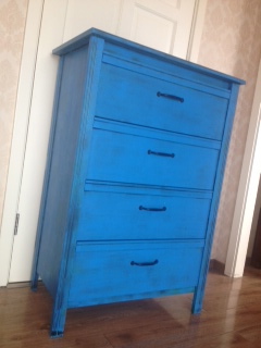 refinished dresser from ikea, painted furniture, refinished ikea dresser