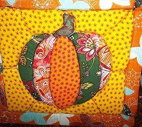 quilted styrofoam box fall centerpiece or a storage box tutorial, crafts, the back side
