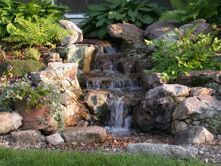 pondless waterfalls, ponds water features
