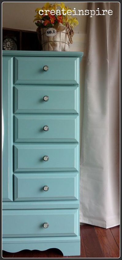 wardrobe makeover, painted furniture, I chose the color Drizzle by Sherwin Williams A perfect soft aqua