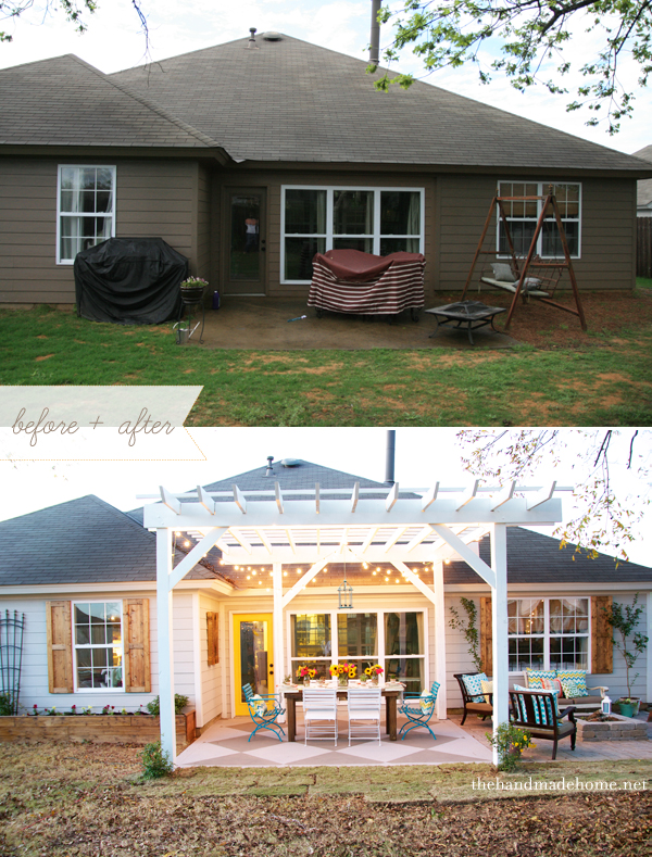 backyard bliss, outdoor living, porches, Before and After