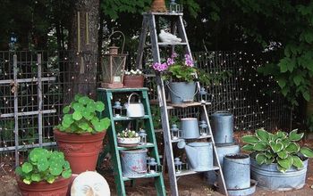 Old Ladders Reach New Heights in the Garden