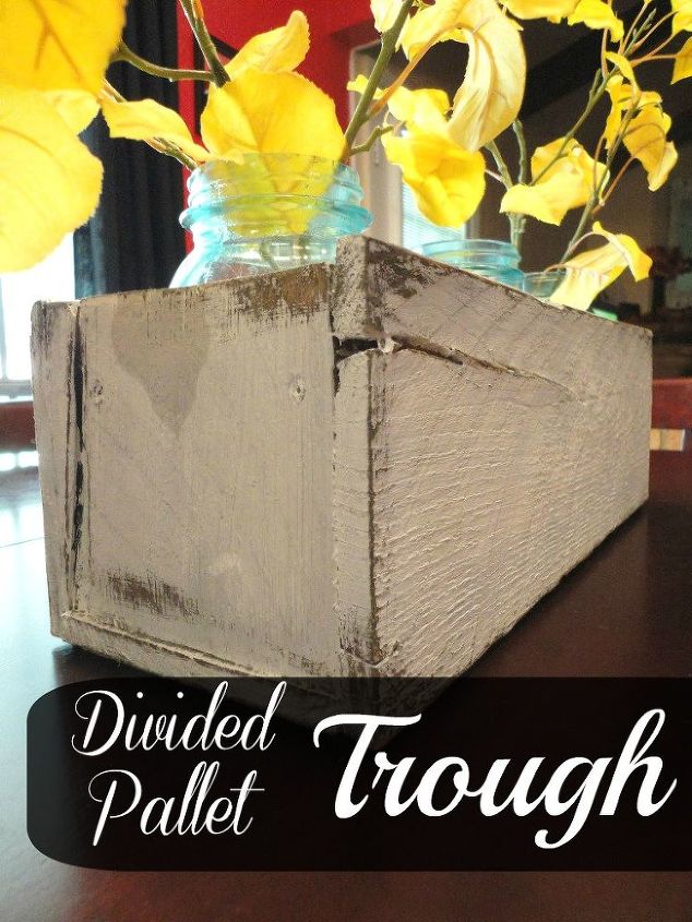 diy divided trough no power tools needed, flowers, gardening, DIY Divided Trough