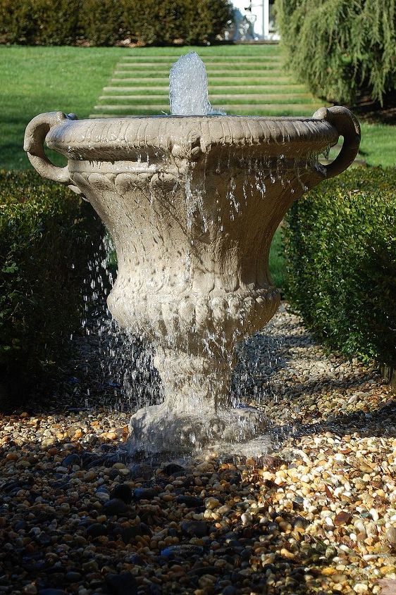 trd designs pondless waterfall amp overflowing urn, outdoor living, ponds water features, New Overflowing Urn