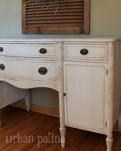 antique buffet old ochre coco, chalk paint, painted furniture