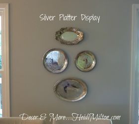 wall art for the ugly duckling dining room, dining room ideas, home decor, painted furniture, wall decor, Silver platter display I hope to make this one floor to ceiling