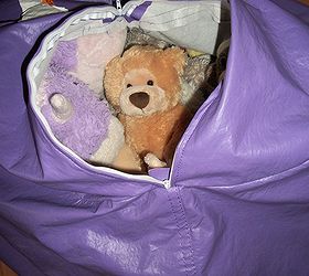 stuffed animal storage, bedroom ideas, cleaning tips, Fill the bean bag chair with stuffed animals