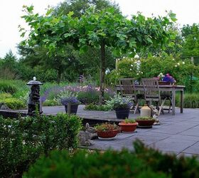 hans pardoel gardens, gardening, Terraced garden upper terrace