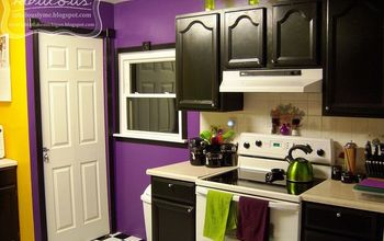 Our Punk Rock Kitchen Before & After.