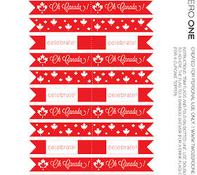 canada day printable, crafts, Canada Day drink sticks and cupcake toppers Go to to download the file