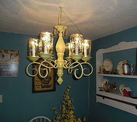 mason jar chandelier, electrical, lighting