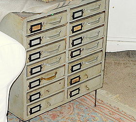 diy industrial end table, home decor, painted furniture