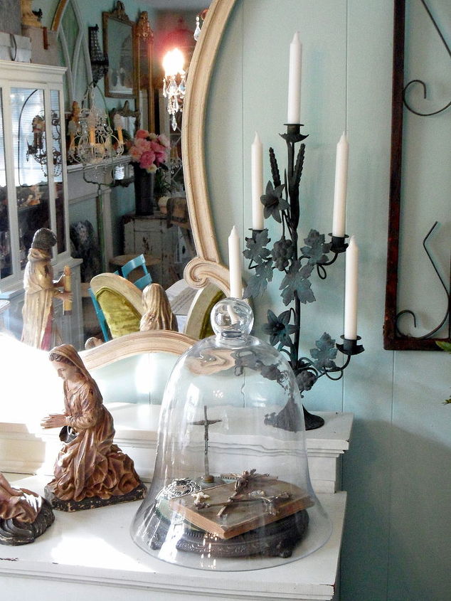 trend alert religious items used as home decor is huge right now, home decor