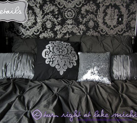 our boudoir noir master bedroom, bedroom ideas, home decor, home improvement, The bedding