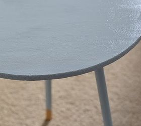 chalky finish table with dip painted legs, painted furniture