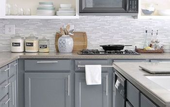 DIY Painted and Stenciled Linoleum Floor