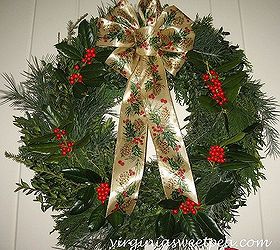 six christmas wreaths to inspire, christmas decorations, crafts, doors, seasonal holiday decor, wreaths, Classic evergreen wreath