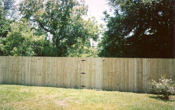 here is a privacy fence we put up