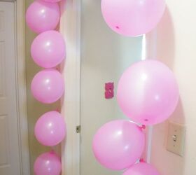 easy and cheap balloon garland for parties, crafts