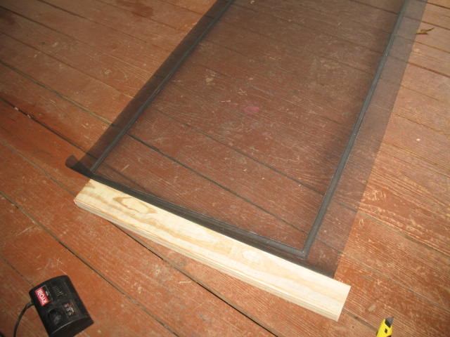 screen door repair, Now you have the screen ready to be installed