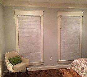 Need advice how to hang curtain with window frame.