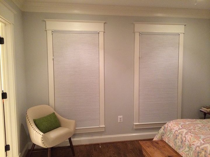 need advice how to hang curtain with window frame