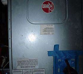 finding and cleaning a permanent type air filter for a central a c system, heating cooling, home maintenance repairs, the panel with the air filter located horizontal bottom should be labeled