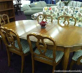 dining room table makeover, chalk paint, dining room ideas, painted furniture