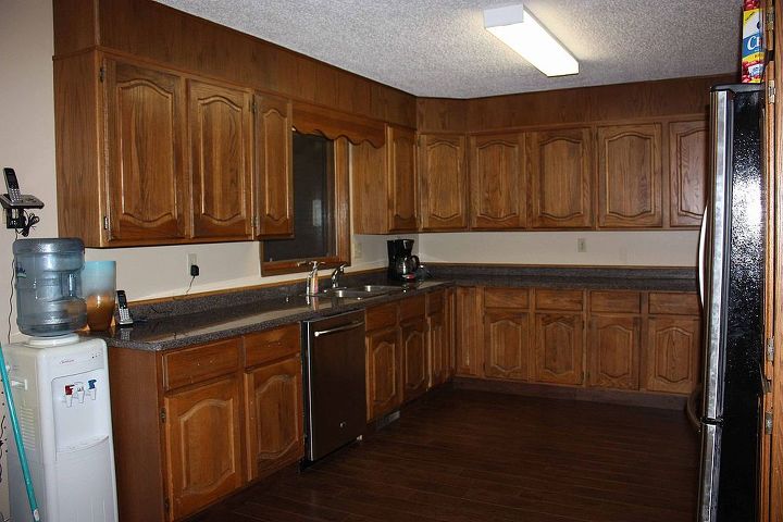 my kitchen makeover, diy, home decor, kitchen design, As you can see the header went up to the ceiling