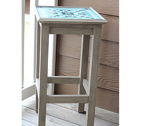 diy mosaic table, outdoor furniture, painted furniture
