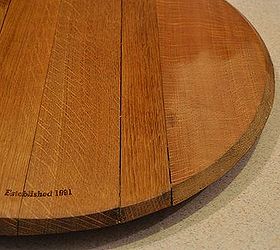 how to revive butcher block, cleaning tips, countertops, go green, kitchen design, I also use it on our oak lazy susan