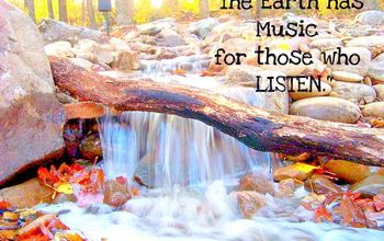 "The Earth has music for those who Listen..."