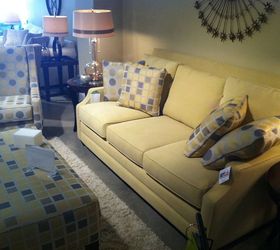 here are a few fresh looks coming home from the high point furniture market, home decor, painted furniture, Serafina Sofa by Klaussner
