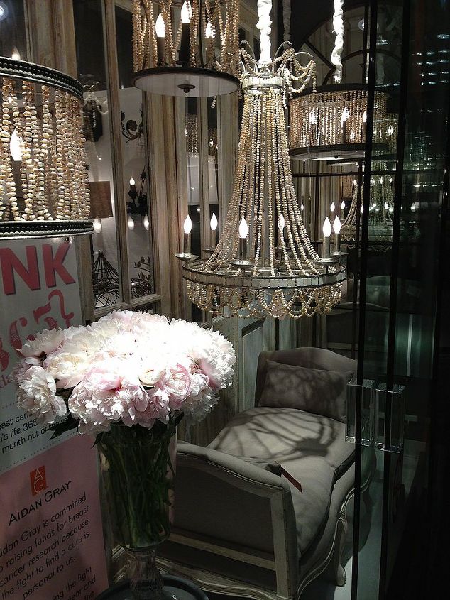 trends in lighting dallas market center sneak and peek, lighting, Chandeliers made of seashells