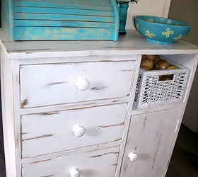 dresser turned kitchen cupboard, painted furniture, My new cupboard