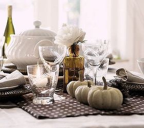 fall entertaining decor table setting for fall, home decor, seasonal holiday decor, No table setting is complete with sparkly glasses and a flower