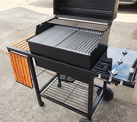 how to rehab a classic grill, outdoor living, painting, Here she is outfitted with a new grill deck