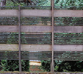 custom cedar screen after 8 years, fences, outdoor living, Custom Cedar Screen