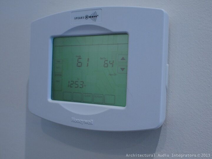home security with home control systems, home security, Z Wave Thermostat