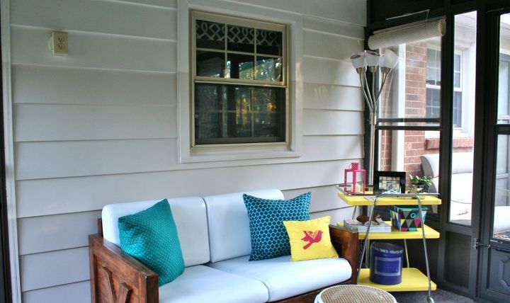 painting a grey gradient outdoor wall, curb appeal, painted furniture, It s subtle but beautiful