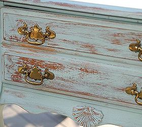 painting with annie sloan chalk paint duck egg blue, chalk paint, painted furniture