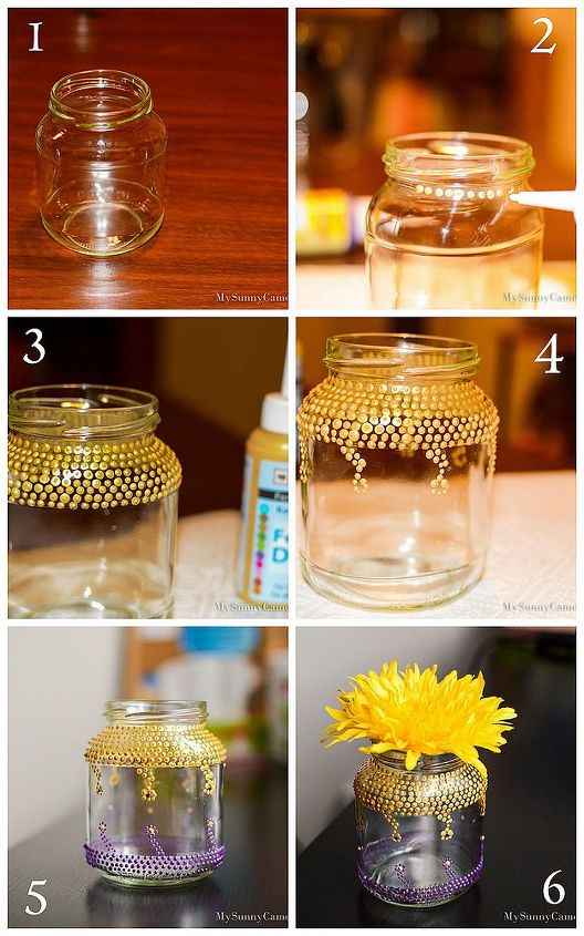 diy glass jar decoration, crafts, You need only glass jar and window paints It s super easy