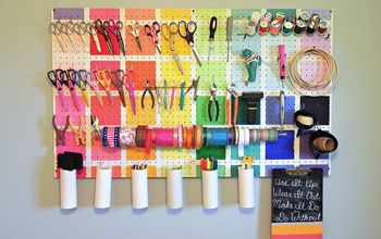Project Runway Inspired Pegboard